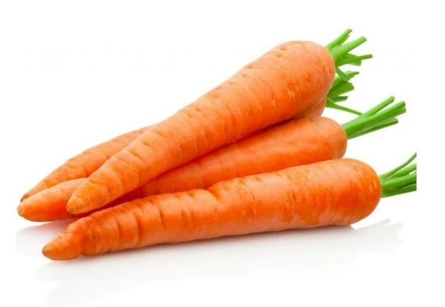 Морква молода свіжа, з зеленню до 3 см, 1 кг